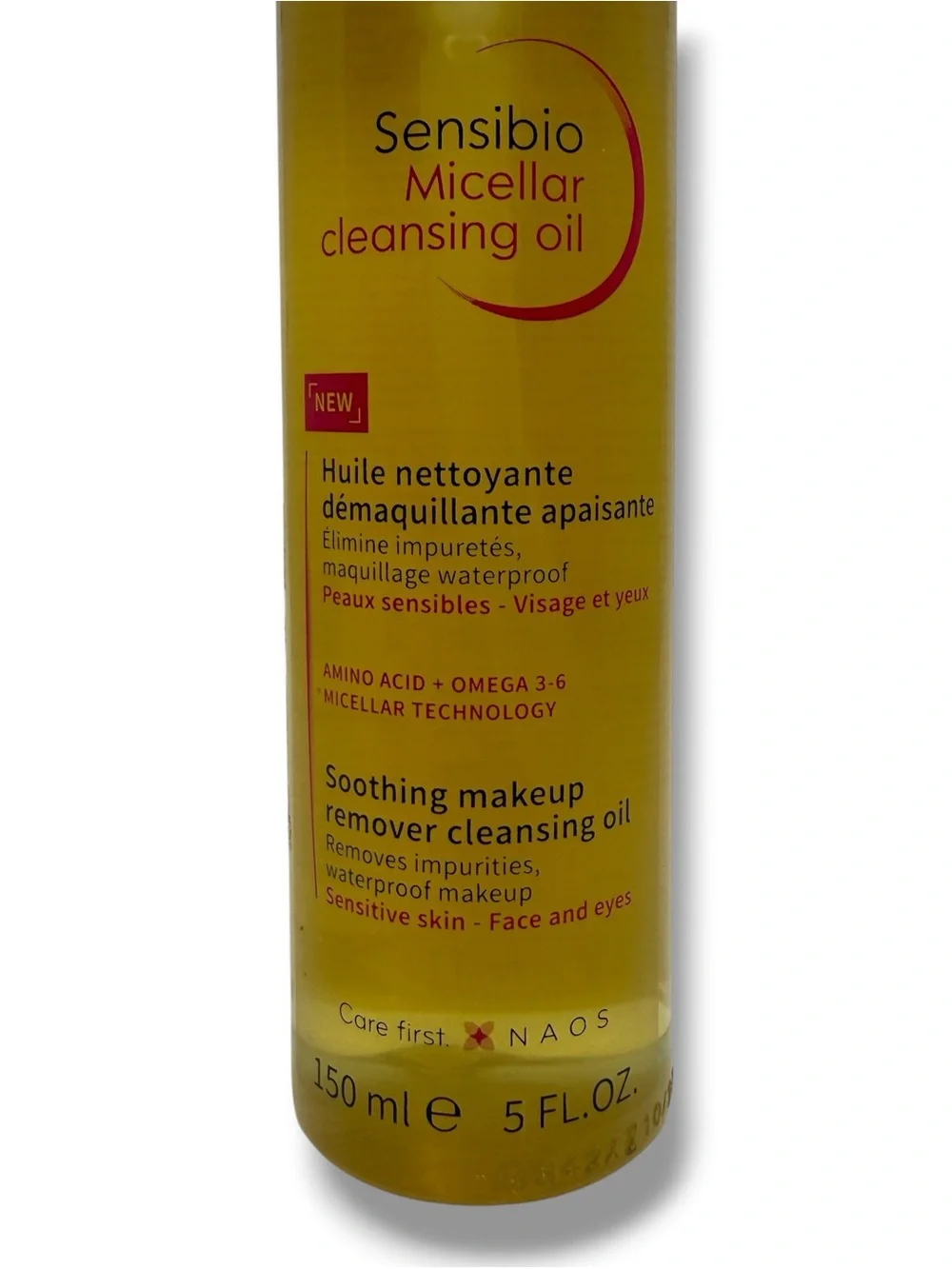 Bioderma Sensibio Micellar Cleansing Oil 5 oz Gentle Face Cleanser